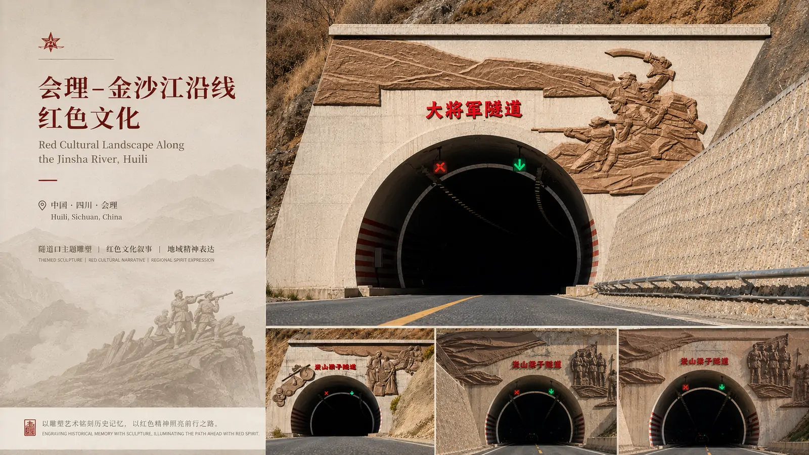 会理-金沙江沿线红色文化-大将军隧道